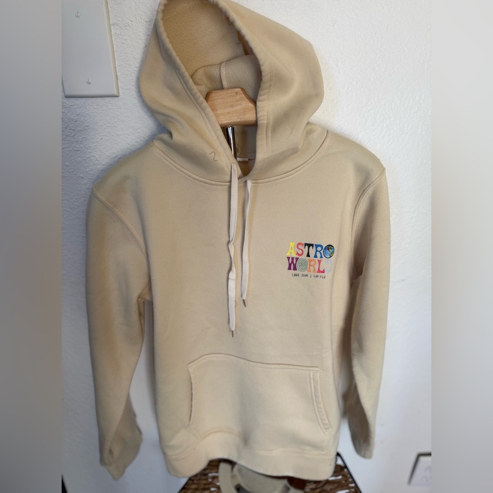 Astroworld Beige Hoodie